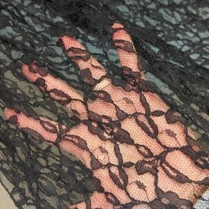 Judy Knapp Vtg Y2K Maxi Lace Skirt Grunge Festival Coquette Whimsigoth Romance